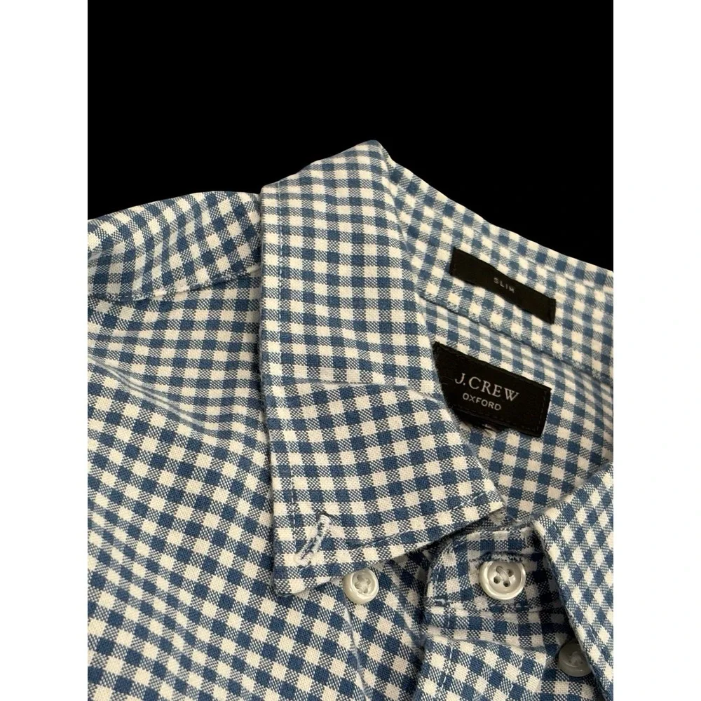 J. Crew Men's Oxford Shirt Blue Button Up Slim Fit BOGO  Lot Preppy Smart Casual